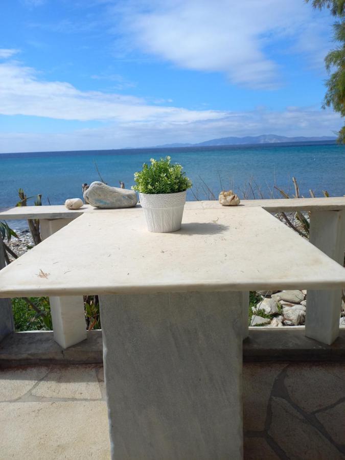 "Sea Front" Rose'S House Villa Kardhianí Eksteriør bilde