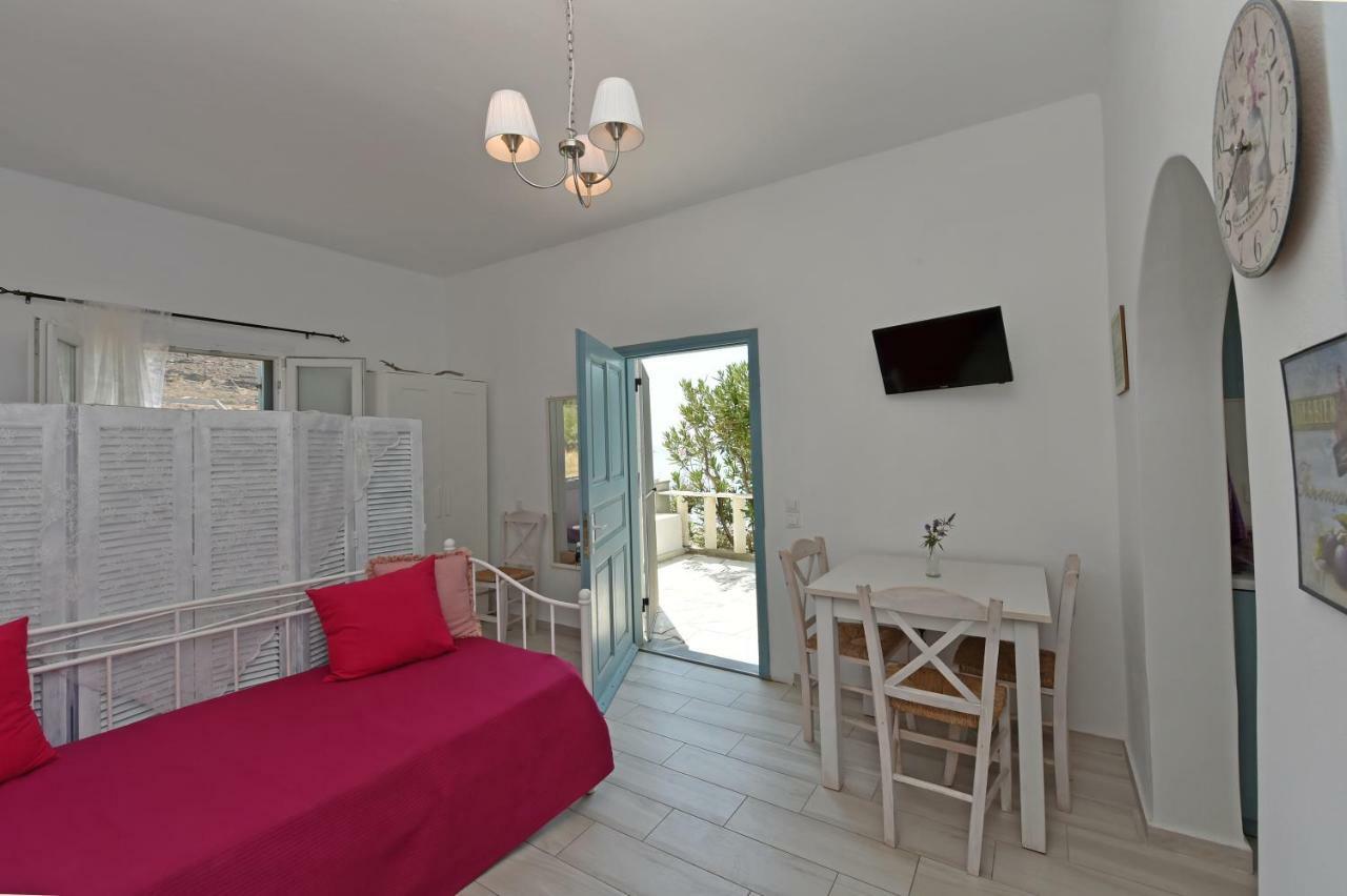 "Sea Front" Rose'S House Villa Kardhianí Eksteriør bilde